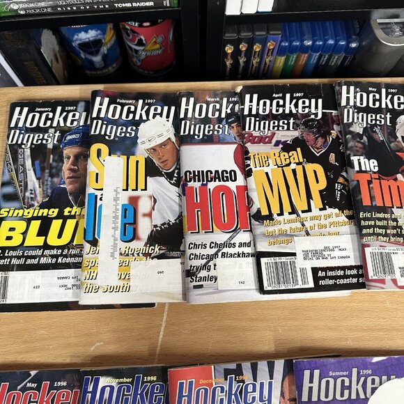 Hockey Digest magazine lot 1994 96-97 sports magazines 15 book lot 90s - Picture 2 of 5